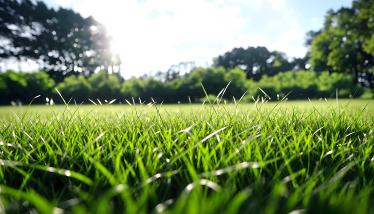 perfekter gepflegter rasen